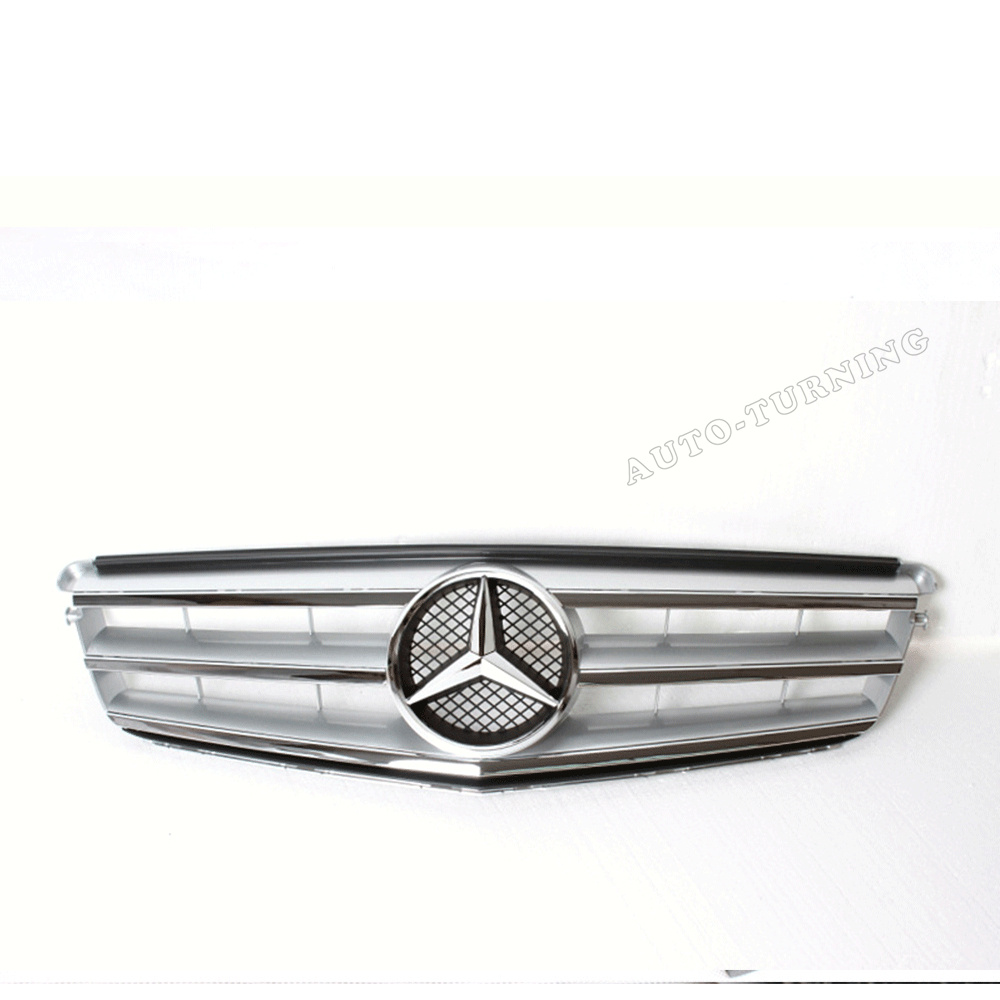 Mercedes w204 c class sport front bumper grilles #3