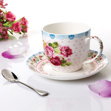 Coffee cup Tea cup Fashion European style Classical and elegant cup Exquisite Bone China ceramic tea