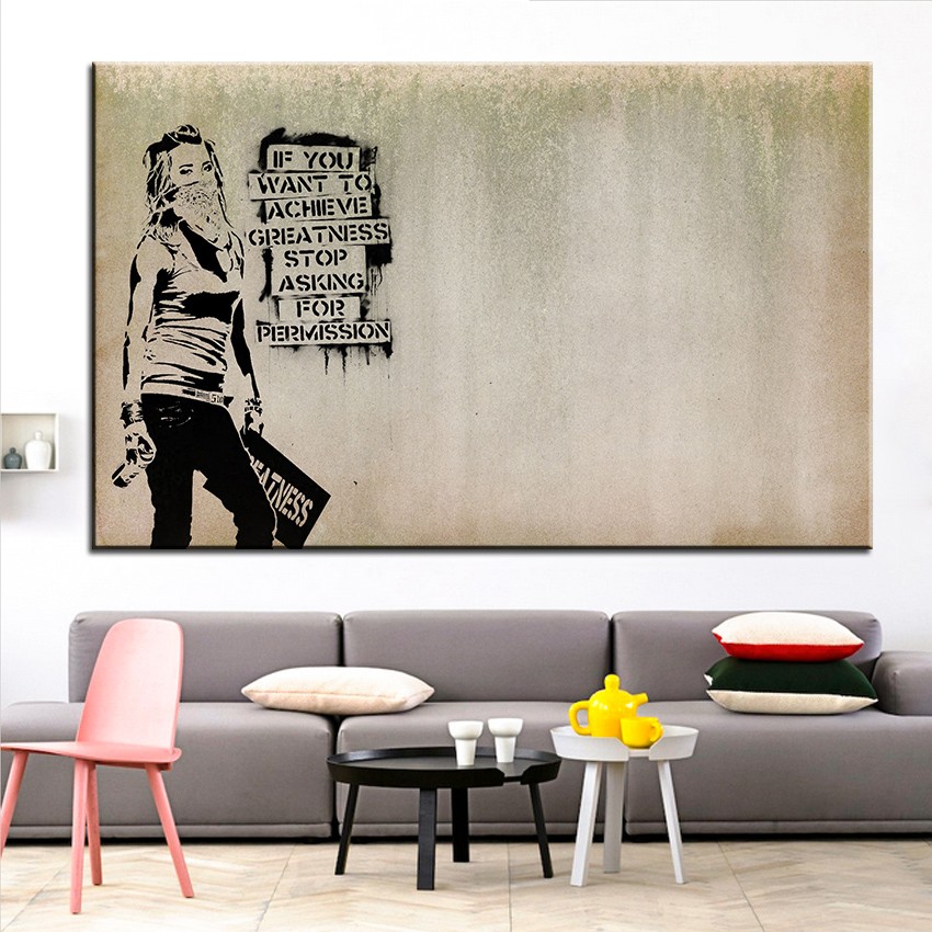 Large Size Printing Oil Painting Statement Wall Painting Home