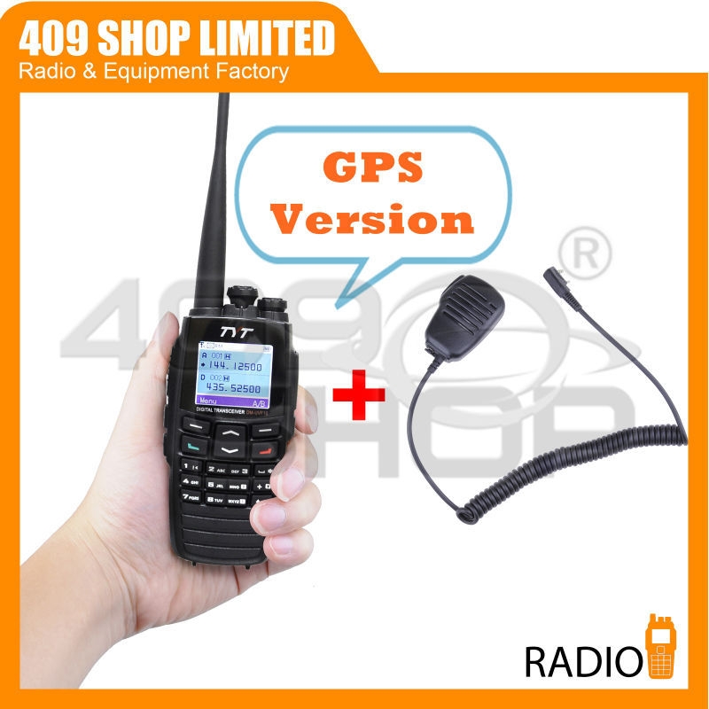 TYT DM-UVF10 GPS function Digital Walkie Talkie DPMR Digital Radio DMUVF10 GPS Dual Band 136-174/400-470MHz + DM-UVF10 Speaker TYT DM-UVF10 GPS function Digital Walkie Talkie DPMR Digital Radio DMUVF10 GPS Dual Band 136-174/400-470MHz + DM-UVF10 Speaker