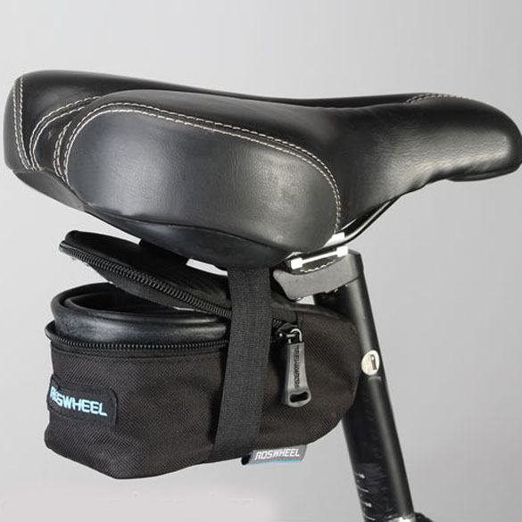Portable Anti slip Zip Bicycle Bike Saddle Back Seat Bag Outdoor Cycling Bicycle Tail Saddle Bags