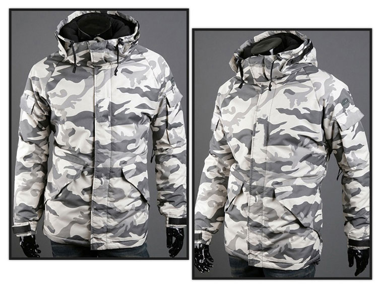 white camo winter coat