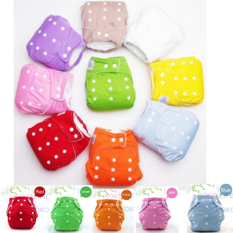 1Pcs Reusable Baby Care nappies Infant Nappy Cloth Diapers Soft diaper Covers Washable Adjustable Fraldas Winter