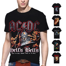 Hip Hop Band Rock Shirts T Shirt Print 3d Men T-shirt Cotton O neck Blouse Dry Fit Tops Man Tee Camisetas Hombre Swag Clothes A6