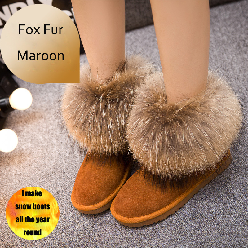 Free Shipping 2015 New Fashion Women Australia Snow Boots classic winter boots Warm leather womens Shoes size35-42