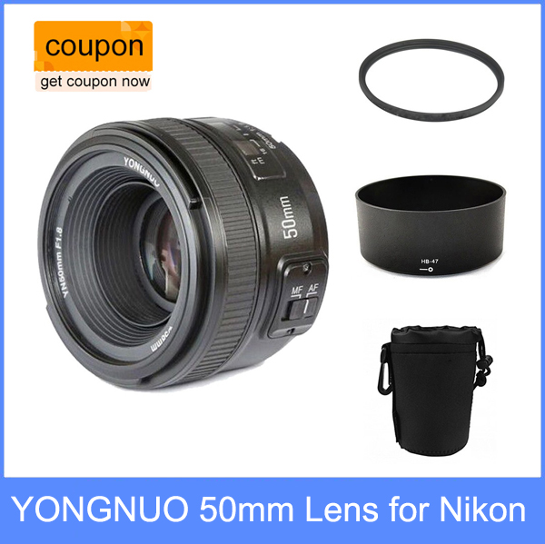 YONGNUO YN 50  f/1.8 AF  +  + UV  +      Nikon AF-S 50  1.8 