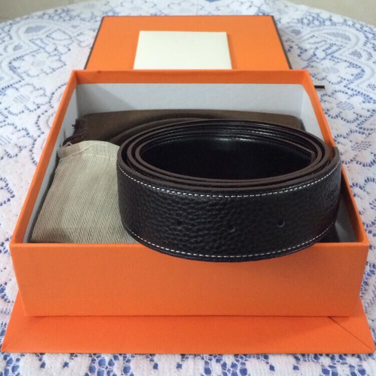New designer men's luxury leather belt, high quality fashion genuine leather belt, women luxury leather belt original packaging