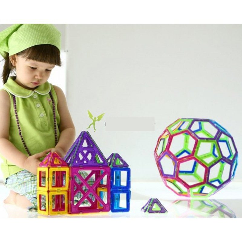 Creativity Parent-child Interactive Toys 32PCS Magformers Magnetic Building Brick Blocks 3D DIY For Children's Educational Toys