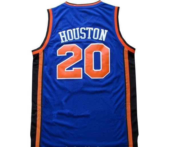 New arrival, 20 Allan Houston Throwback Basketball jersey, Embroidery