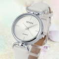 SENDA New fashion ladies leather watch white quartz women watches 8012