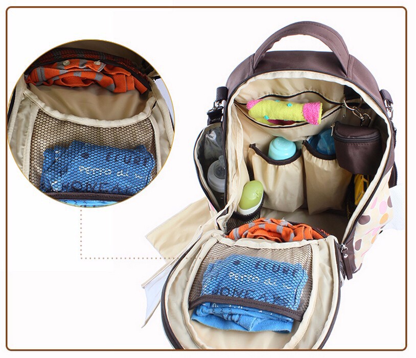 Baby Diaper Backpack Shoulders Baby Mother Bag Baby Diaper N3