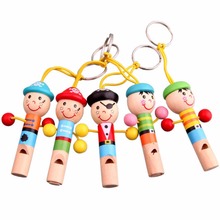 Baby Kids Wooden Toy Mini Whistle Pirates Developmental Toy Musical Toys NIE 
