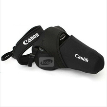 Free shipping + Tracking L Size Camera Soft Bag Case Lens Pouch Cover For Canon EOS Canon 70D 700D 100D 7D /5DIII