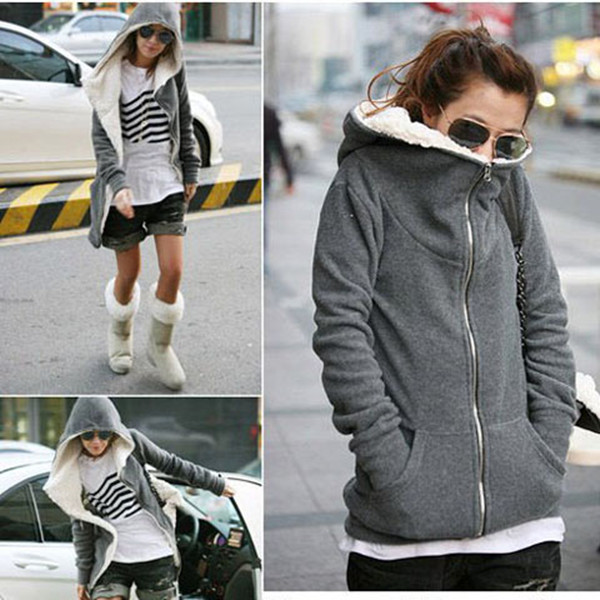 women's fleece lined hoodie