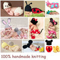 2016 Hot Animals Infant Mermaid Costume Newborn Hat Butterfly Kids Clothes Sets Snail Baby Photography Prop
