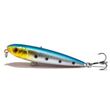 Hot Sale 1pcs/lot 9.2g 8cm 3D Red Eyes Pencil Lure Dog Fishing Pike Fishing Lure Saltwater Minnow Fishing Tackles