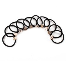 2015 Hot Sale 10 Pcs Fashion Girl Elastic Hair Rubber Rope Scrunchie Ponytail Holder Bands New