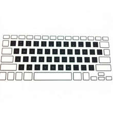 100X Candy Rainbow Silicone Keyboard Skin Protector Cover Film Guard for Apple Macbook Pro Air Retina 13 15 17 for Mac book 13