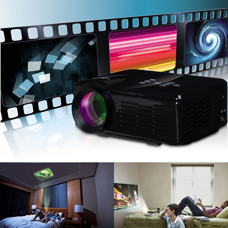 2016 New U35 Portable HDMI Mini LED Pico Projector For Home Cinema Theater US Standard Video Projecteur A#V9