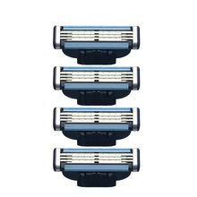 Man Shaving Razor Blade Refill Epilator Blade Macher 3 Blade, 4 Cartridges