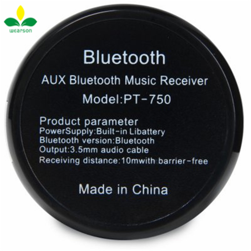 PT - 750 Aux Car Wireless Bluetooth Hands Free Phone Music Receiver Adapter+FM TF USB Disk Function Free Shipping+Track Code (2)