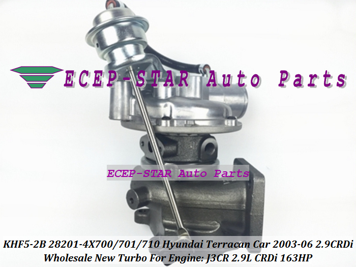 RHF5 KHF5-2B 28201-4X700 28201-4X701 28201-4X710 Turbo Turbocharger For HYUNDAI Terracan Car 2003-2006 J3CR 2.9L CRDi 163HP (2)