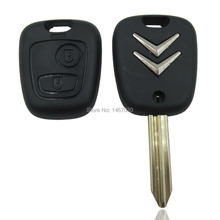 2 Button Remote Key Shell Case For Citroen With Logo