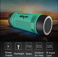 NEW 2016 Latest Universal Outdoor Waterproof Wireless Bluetooth 4 0 bicycle Speaker Flashlight power bank 4000mah