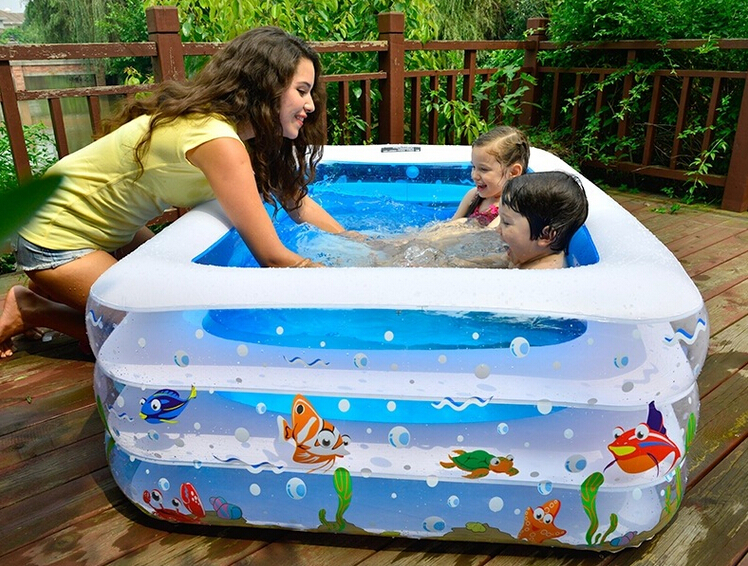 Adult children swimming pool children's wading pool thickening inflatable paddling pool family swimming pool