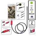 1M 7MM Android Endoscope Waterproof 6LED Borescope Micro USB Inspection Tube Snake Video Camera