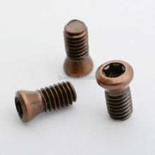 M4.0X8XD5.7 copper color carbide insert torx screws for Indexable CNC cutting tools