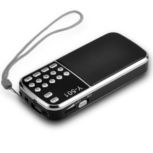 Fashion Lady Student FM Radio Receiver MP3 Music Player Speaker Supported USB Disk TF Card Playing