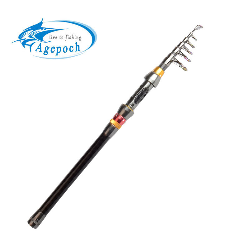 2016 Top Quanlity Carbon Spinning Sea Rod Fishing Tackle Tools High Quality Carbon Fiber Telescopic Fishing Rod