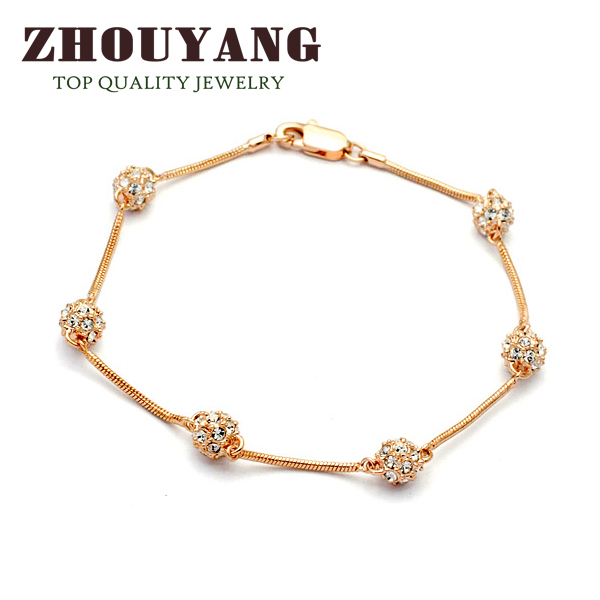 ... White-Gold-Plated-Bracelet-Genuine-Austrian-Crystals-Wholesale-ZYH059
