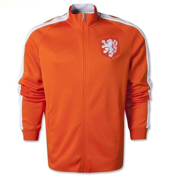 14 15 orange and blue soccer jacket new soccer jersey15 16 football jacket shirt soccer Football