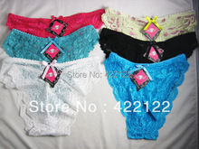 women modal lace many color size sexy underwear/ladies underwpanties/lingerie/bikini ear pants/ thong/g-string 6162-1pcs