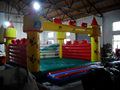 PVC inflatable bounce house outdoor inflatable jumping playground for entertainment with high quality