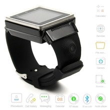 2015 Hot sale 1 55 inches Dual Core 4GB Android 4 0 Smartwatch for iphone Samsung