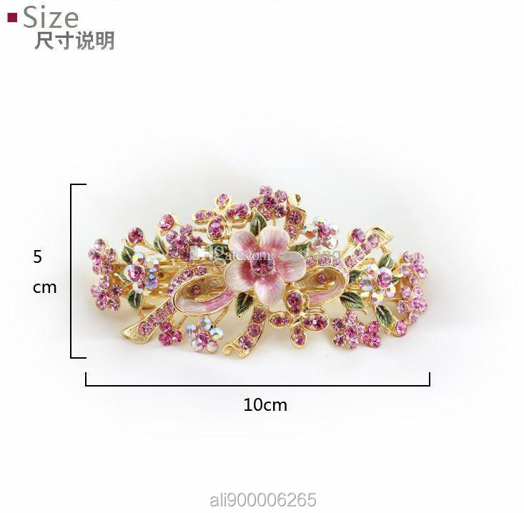 Wedding hair flower enamel