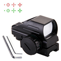 Hunting Optics 1x22x33 Compact Reflex Red Green Dot Sight scope 4 Reticle Sight for Airsoft With