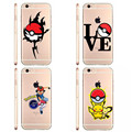 Pokemons Poke Ball Phone Cases Pokemons Go Pokeball Transparent Clear Soft silicone TPU Case Cover For
