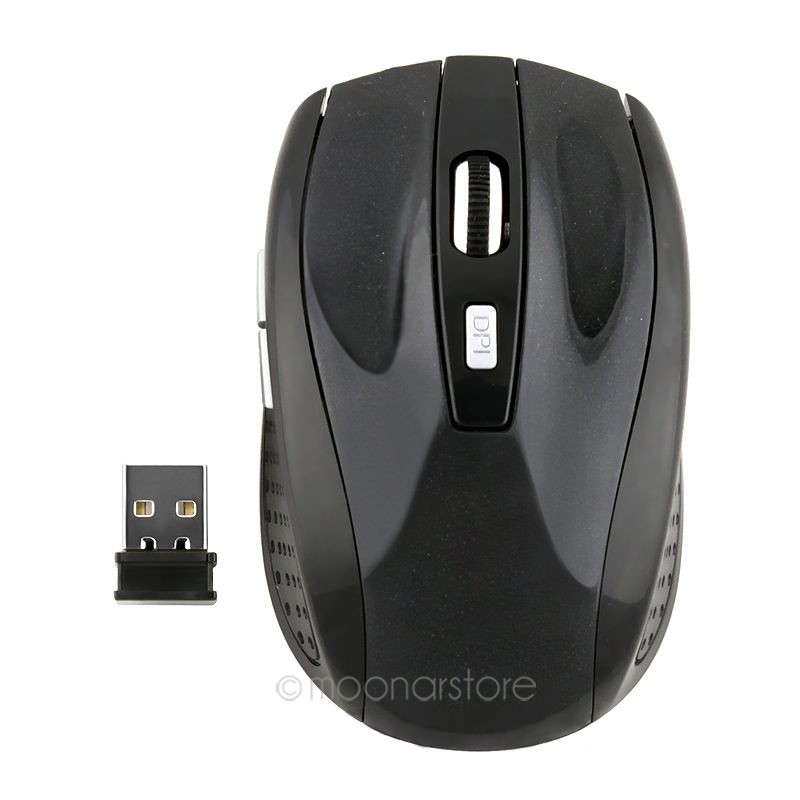 2 4GHz USB Optical Wireless Mouse USB Receiver For Game Computer PC Laptop Desktop MHM365