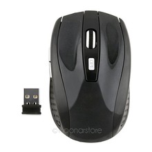 2.4GHz USB Optical Blue Light Wireless Mouse USB Receiver For Game Computer PC Laptop Desktop MHM365