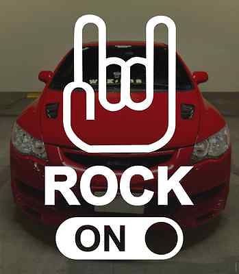 rock sticker hard drop shipping acdc tin decal kiss vinyl metal hand sign