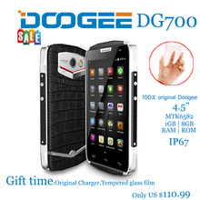 4 5 IPS Doogee TITANS2 DG700 Waterproof Cell Phone Quad Core 1GB RAM 8GB ROM 4000