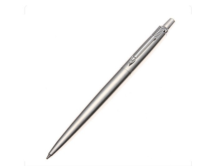 1pcs/lot Parker T wave Series Pens Parker Pen Parker Ballpointn Pens Full Silver Caneta Sationery Office Supplies 13*1.3cm