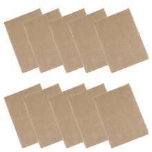 10pcs Hessian Burlap Coasters Table Mats Place Mats Rustic Wedding Table Decoration in Kitchen Accessories Cup Mat Coaster Pad