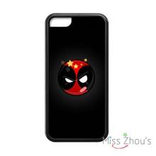Deadpool Superhero Logo Protector back skins mobile cellphone cases for iphone 4/4s 5/5s 5c SE 6/6s plus ipod touch 4/5/6