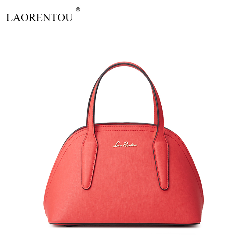 Фотография LAORENTOU brand design High quality leather women handbags 2016 new shell tote fashion ladies shoulder bag women Messenger bags