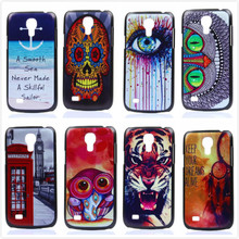 UltraThin Owl and Eye Pattern Matte Hard Back Case For Samsung Galaxy S4 Mini I9190 I9195 I9192 Cell Phone Protective Cover
